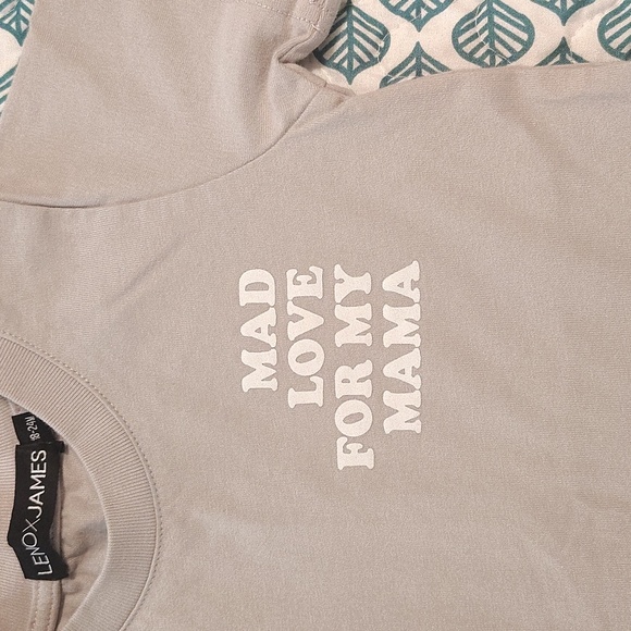 Lenox James Mad Love For My Mama Tee Beige 18 24 Months - Picture 3 of 5